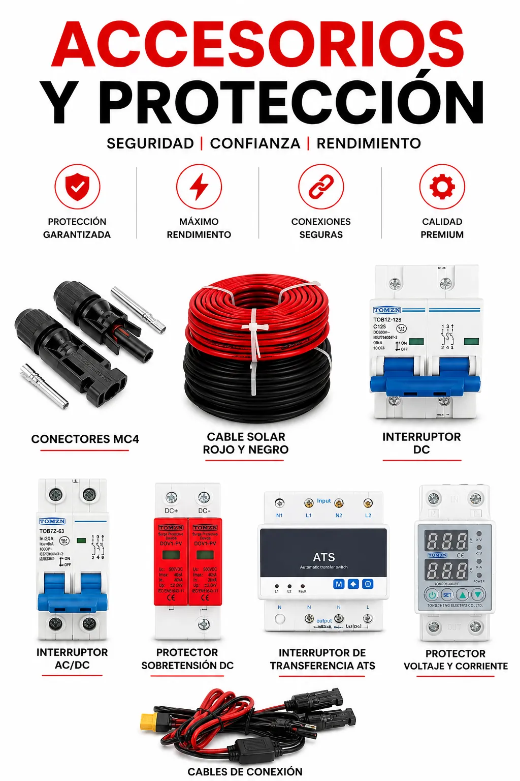 PROTECCIÓN Y ACCESORIOS
