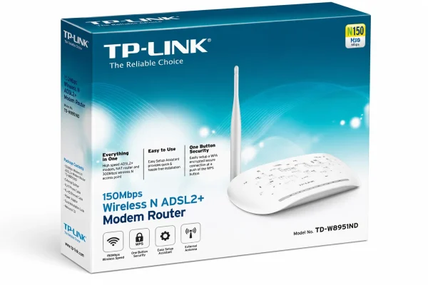 Router Módem Inalámbrico TP-Link 150 Mbps