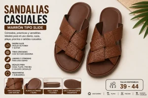 Sandalias Casual Marrón