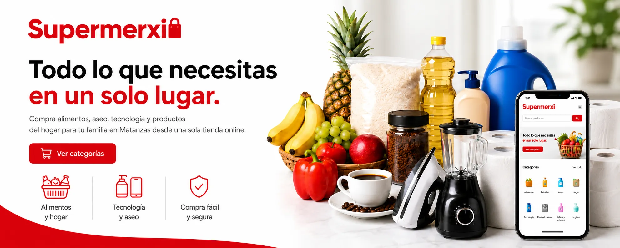 Compra productos para tu familia en Supermerxi