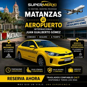 Matanzas  ⇄ Aeropuerto de Varadero Juan Gualberto Gómez.