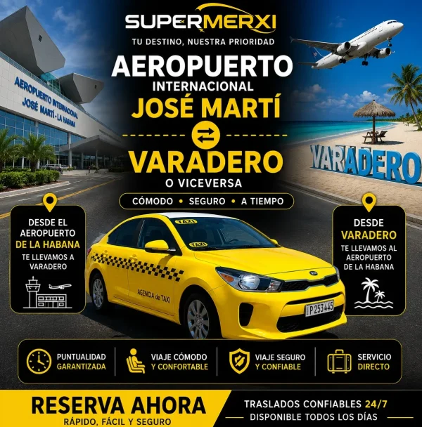 Aeropuerto de la Habana José Martí ⇄ Varadero