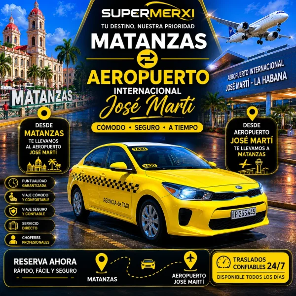 Matanzas  ⇄ Aeropuerto de la Habana José Martí