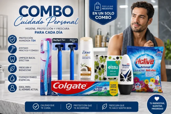 Combo Hogar & Cuidado Personal (Hombre)