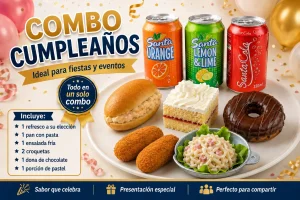 Combo Cumpleaños Deluxe 144 personas
