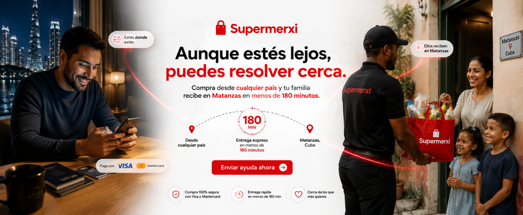 compras para familiares en Matanzas