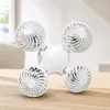 Ventilador Portátil de 4 Cabezas Recargable