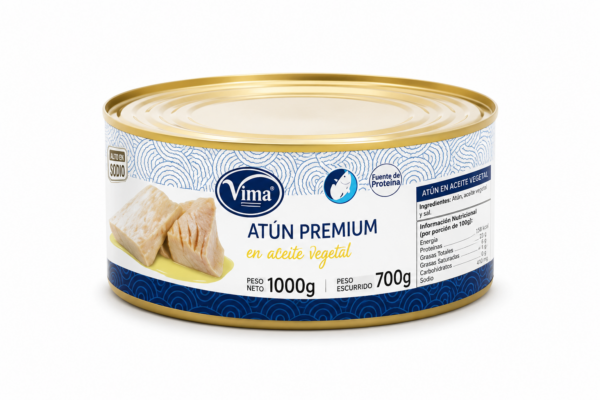 Atún Premium Vima en Aceite Vegetal 1 kg