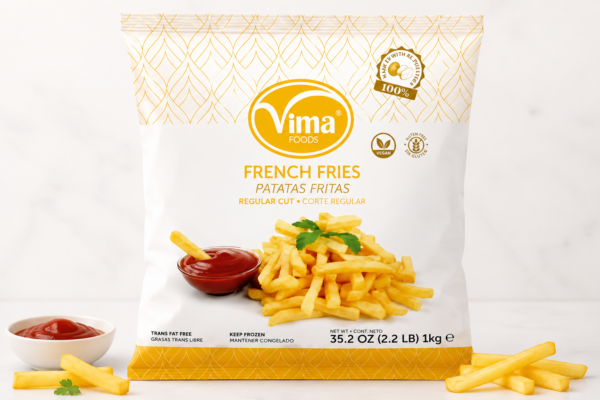 Papas Fritas Congeladas Vima Foods Corte Regular 1 kg