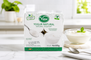 Yogur Natural Vima Foods Azucarado – 4 x 100 g