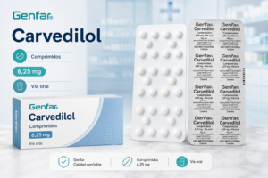 ChatGPT Image 23 ago 2026, 15_50_45 Carvedilol Genfar 6,25 mg – Comprimidos 30 tabletas