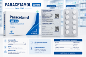 ChatGPT Image 23 ago 2026, 15_58_40 Paracetamol 500 mg IQFARMA – 10 Tabletas