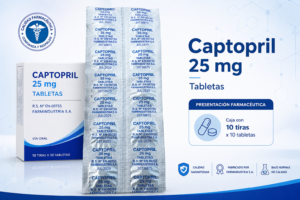 ChatGPT Image 23 ago 2026, 18_32_47 Captopril 25 mg Farmindustria – 10 Tabletas