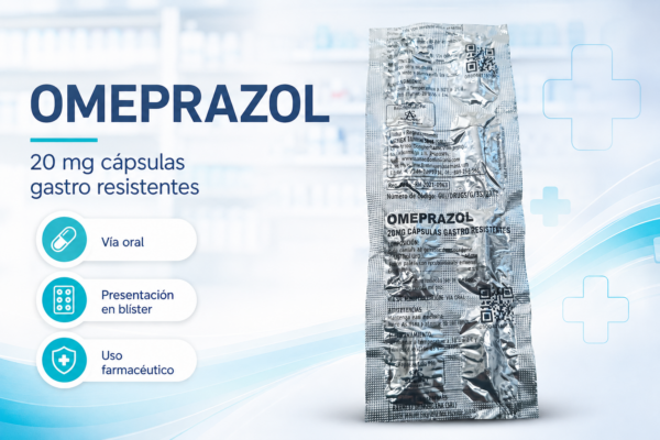 ChatGPT Image 23 ago 2026, 18_35_51 Omeprazol 20 mg – Cápsulas Gastrorresistentes 10 tabletas