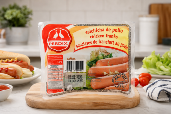 Salchicha de Pollo Perdix – 500 g 10/Unidades