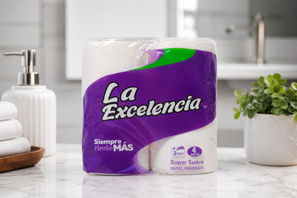 ChatGPT Image 4 sept 2026, 12_14_03 Papel Higiénico La Excelencia Super Suave – 4 Rollos