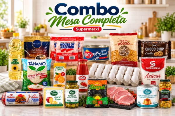 Combo mesa completa supermerxi.com Combo Mesa Completa Supermerxi