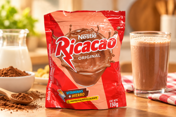 Ricacao original_ desayuno de cacao Nestlé Ricacao Original – Mezcla en Polvo con Cacao 150 g