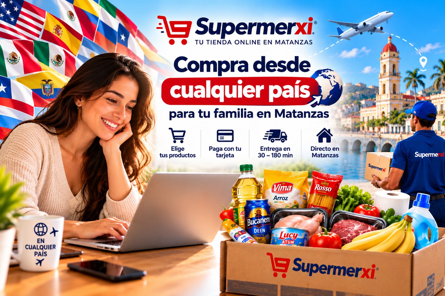 Compra desde cualquier país para tu familia en Matanzas | Supermerxi